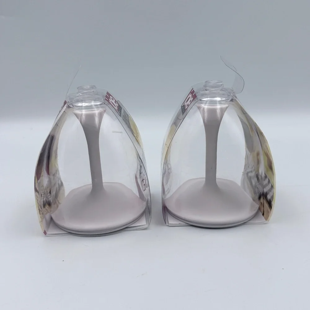 Joie Wine Glass To Go 7.44oz Set of 2 Portable Travel Plastic BPA Free Clear